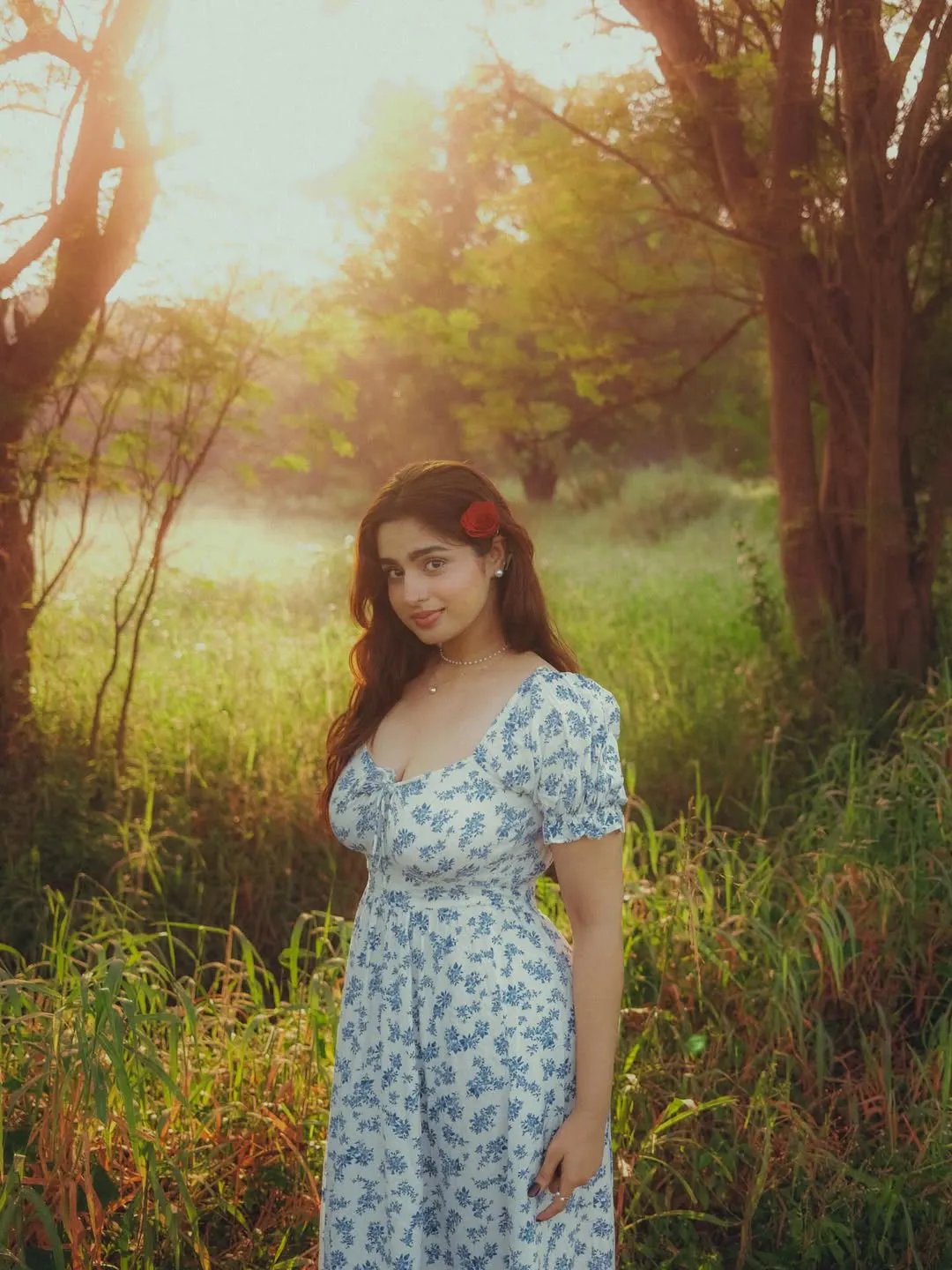 Ayesha Khan Dazzling Beauty in Nature