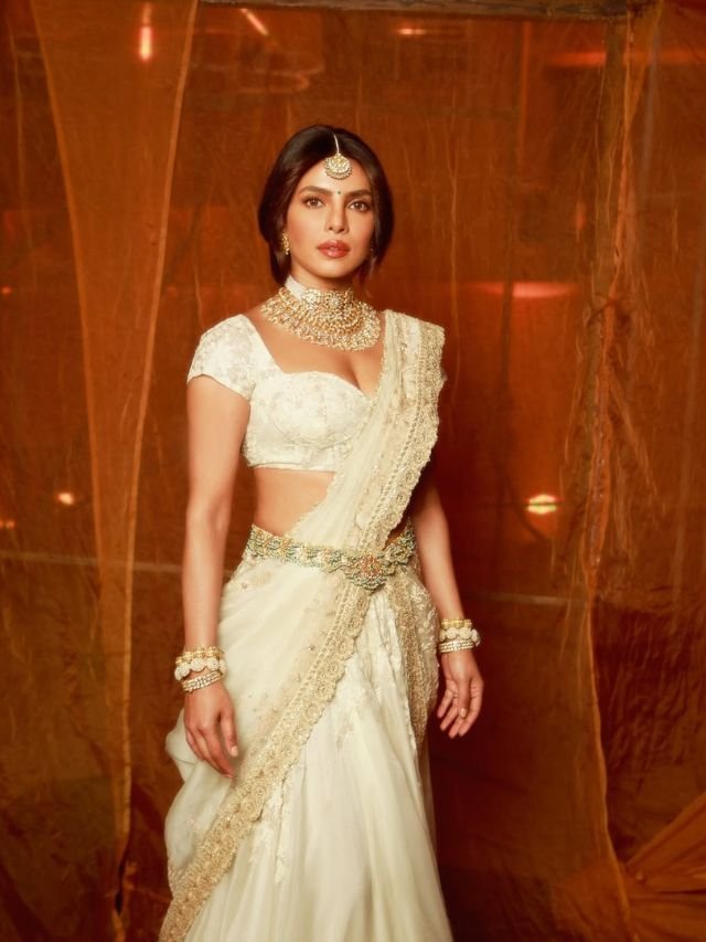 Heroine PriyankaChopra on Globetrotter Varanasi Movie Title Launch Event6