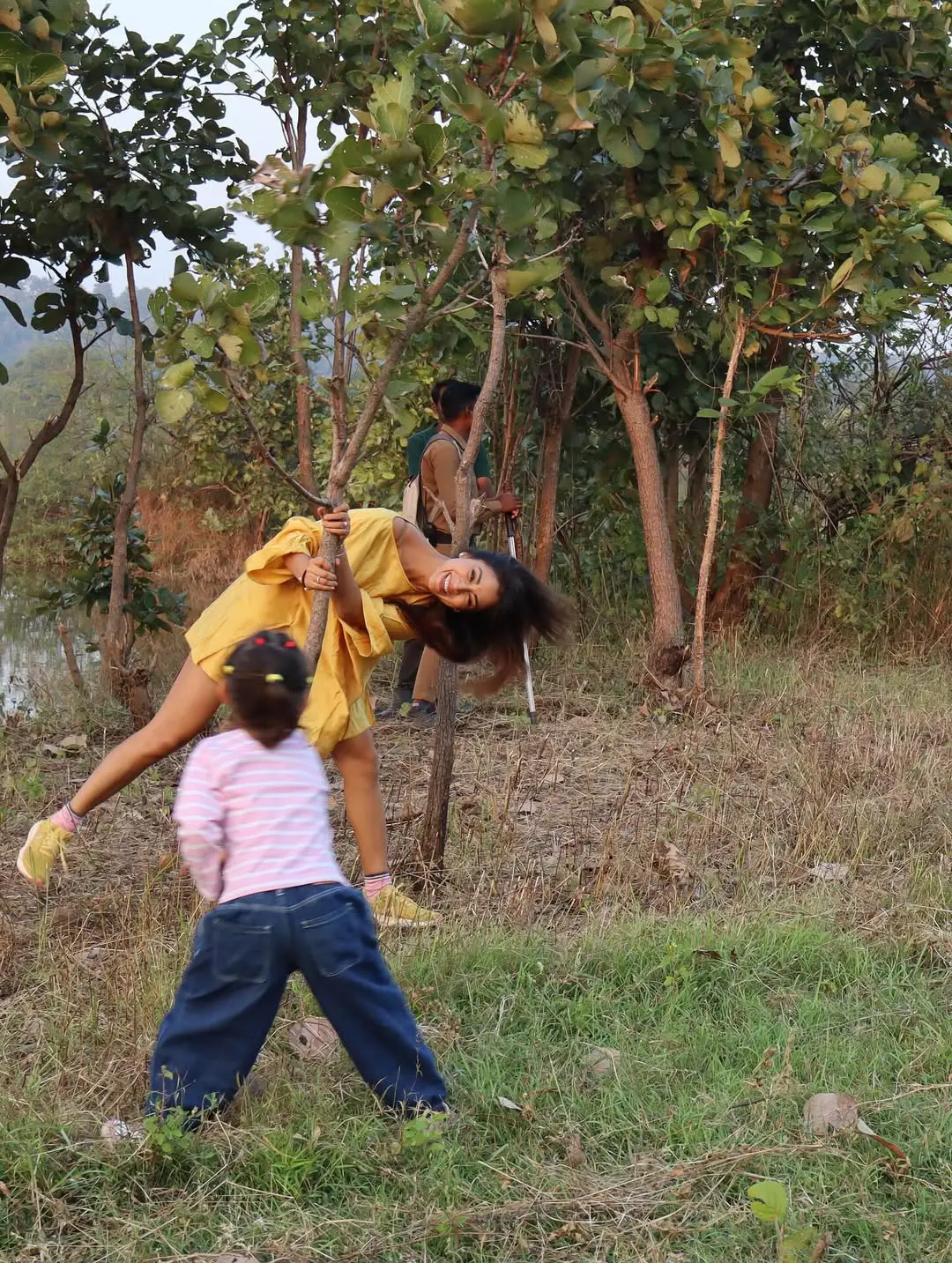 Shriya Saran Enjoying Vacation with her Daughter