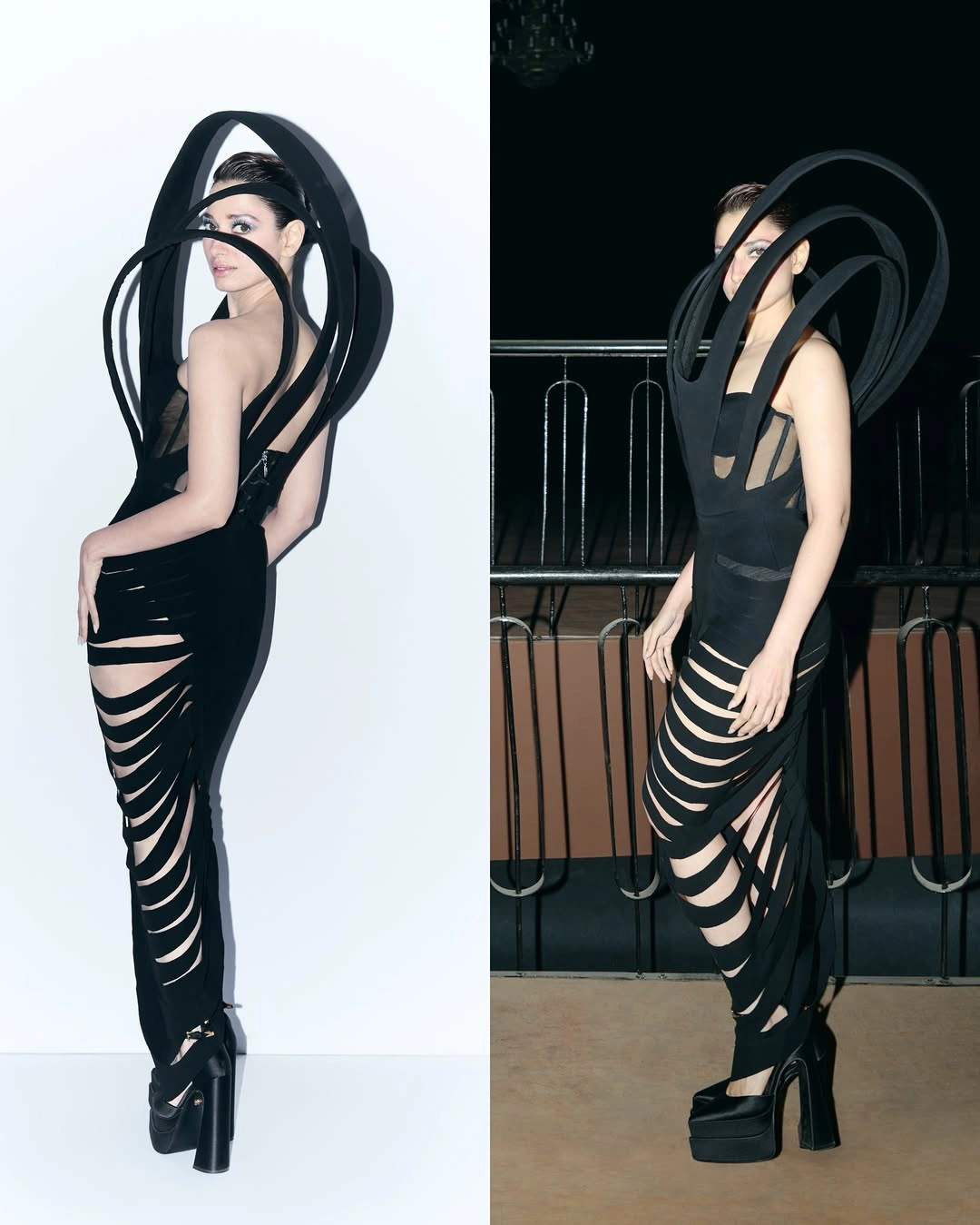 Tamannaah Bhatia Wears Different Black Dress