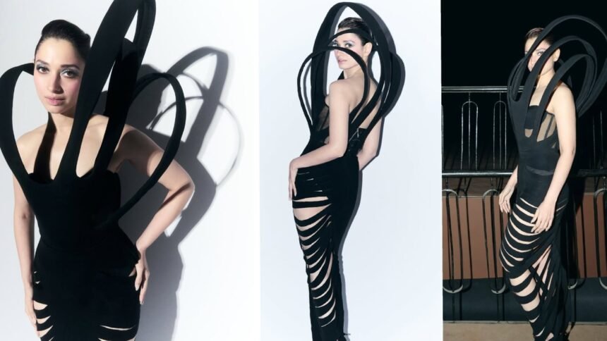 Tamannaah Bhatia Wears Different Black Dress