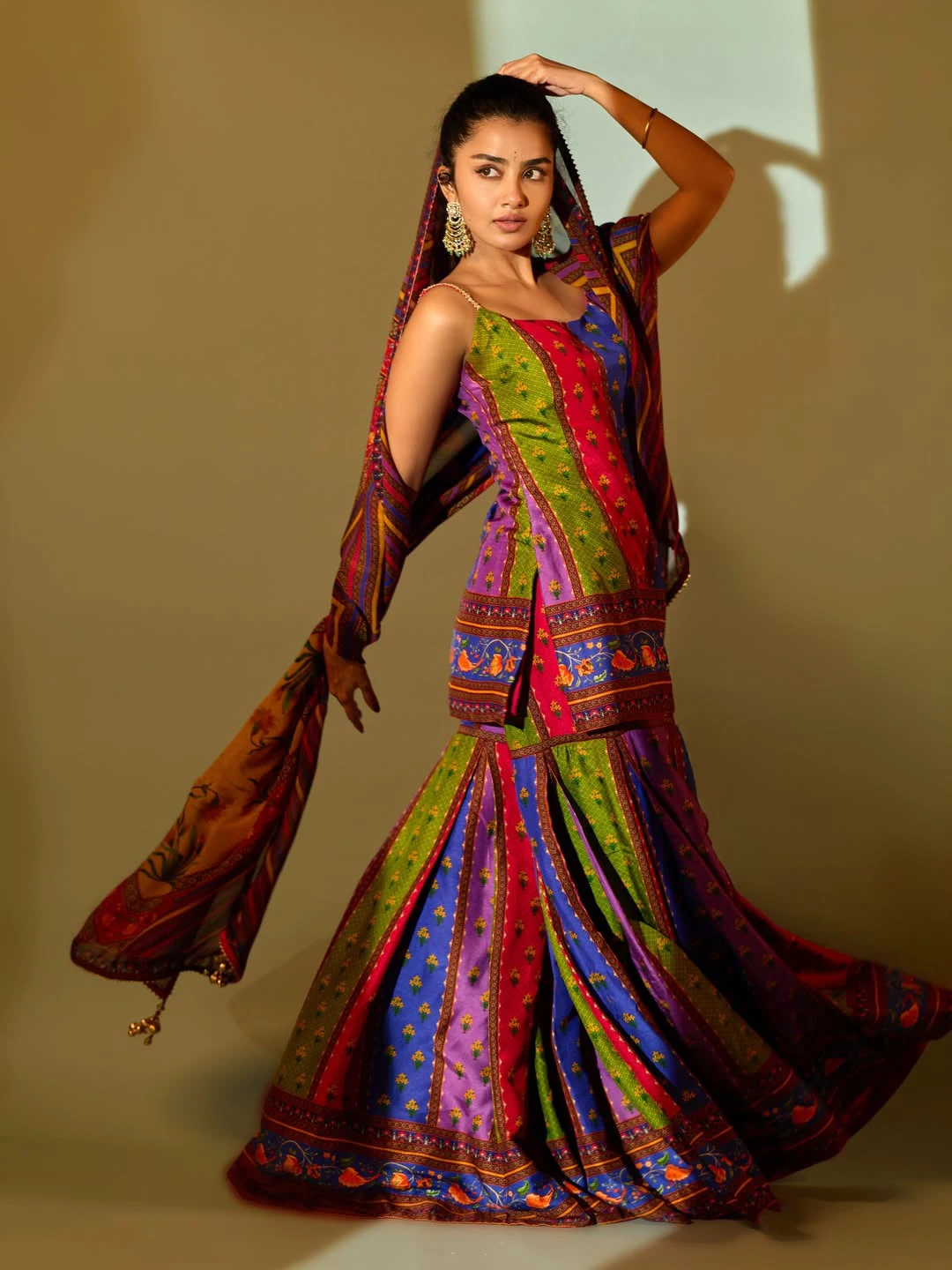 Anupama Parameswaran in Cover Face with Scarf