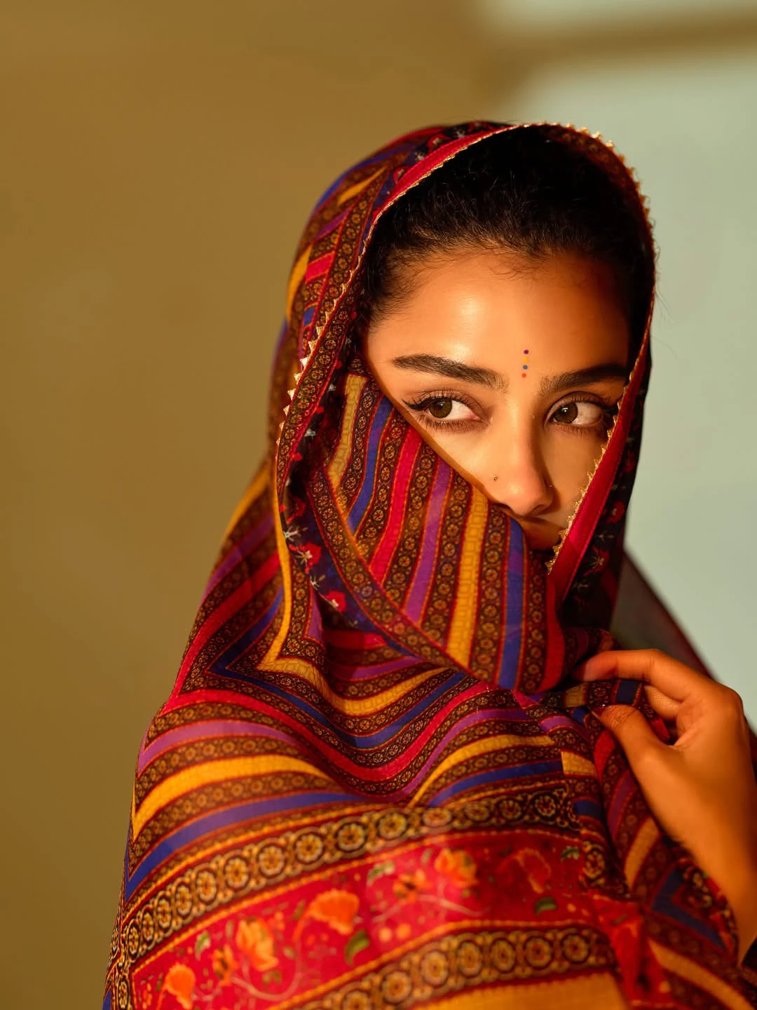 Anupama Parameswaran in Cover Face with Scarf