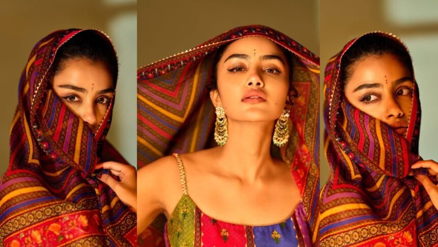 Anupama Parameswaran in Cover Face with Scarf