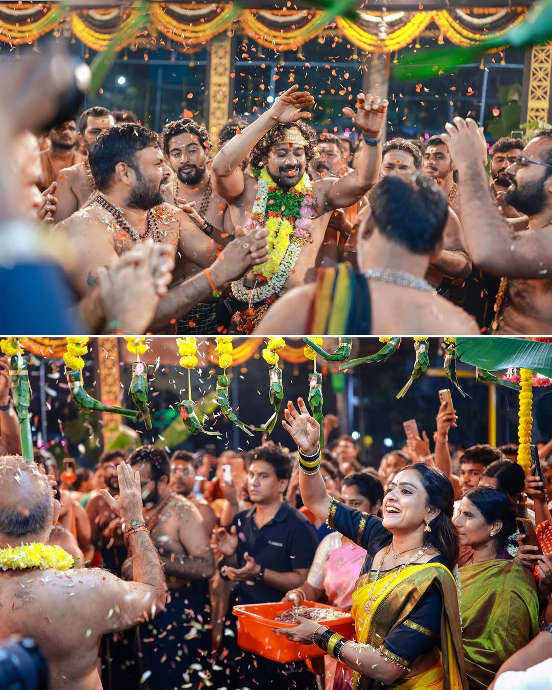 Varun Sandesh Vithika Sheru Perform Ayyappa Swami Padi Pooja