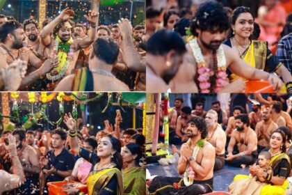 Varun Sandesh Vithika Sheru Perform Ayyappa Swami Padi Pooja