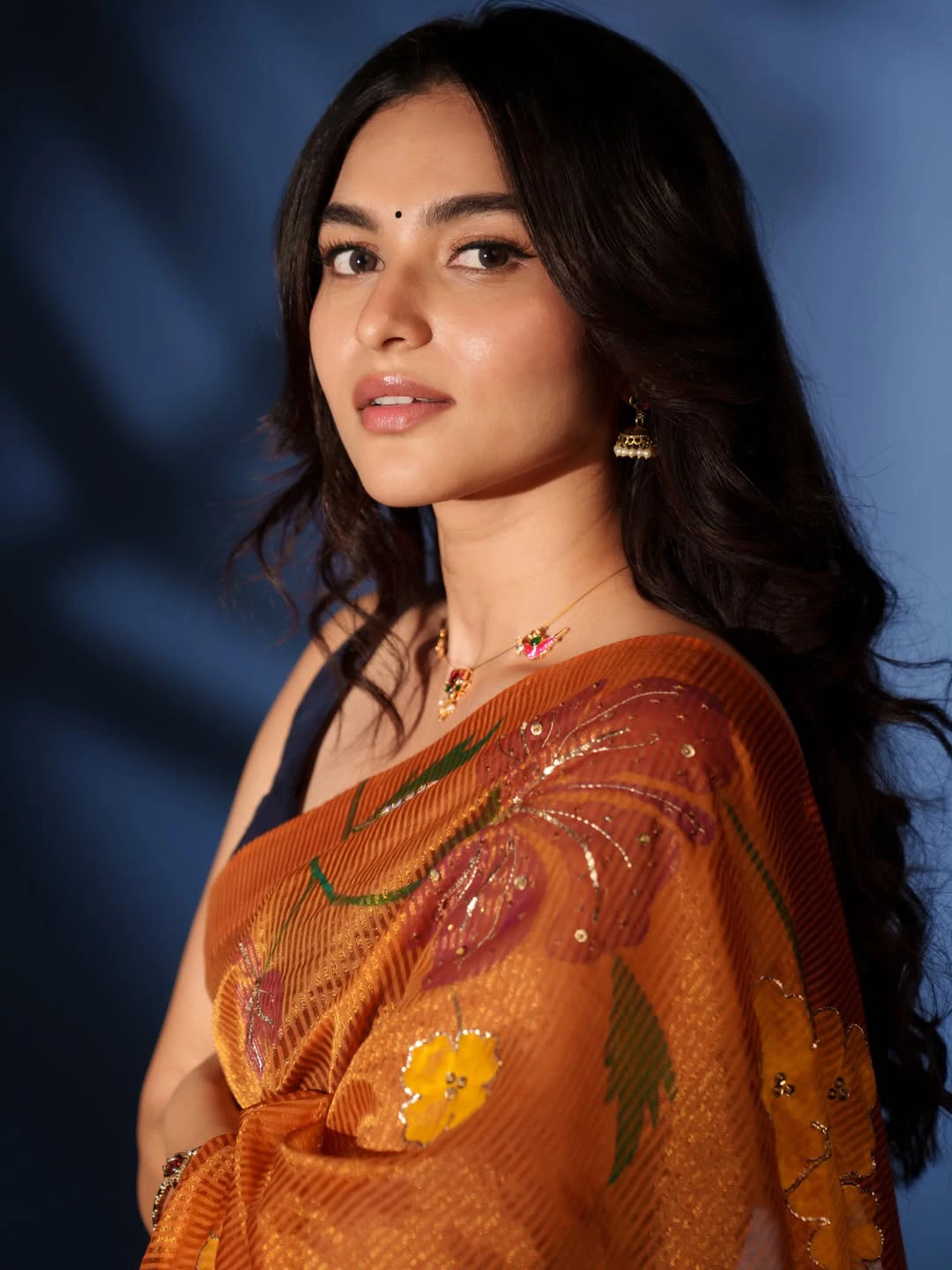 Kayadu Lohar Cute Photos in Saree