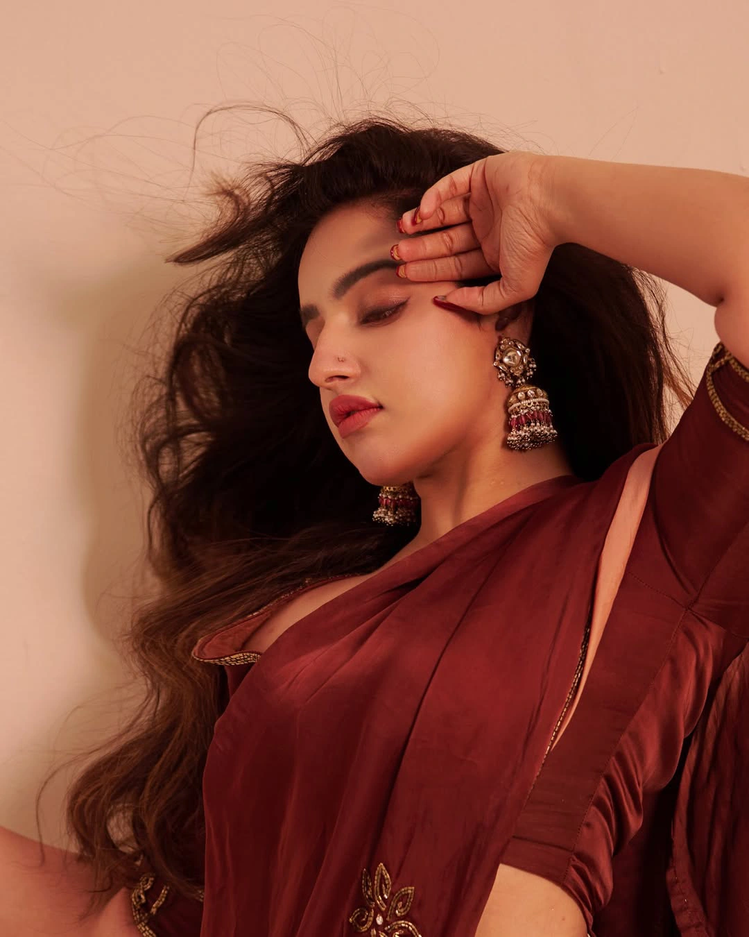 Malavika C Menon Stunning Looks in Saree