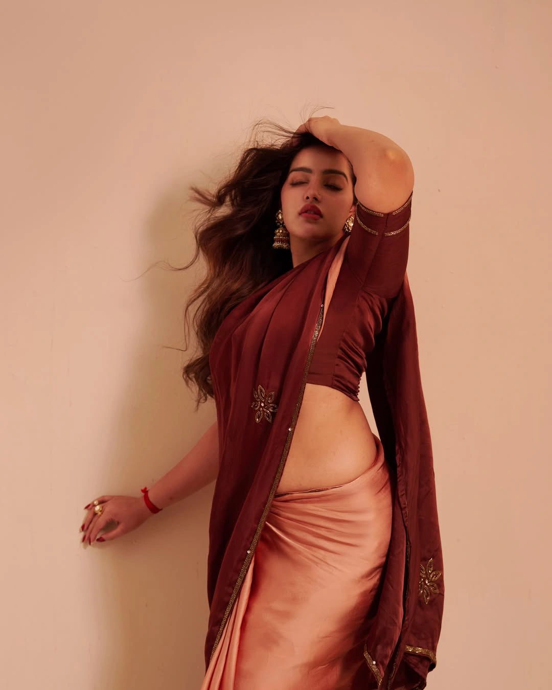 Malavika C Menon Stunning Looks in Saree