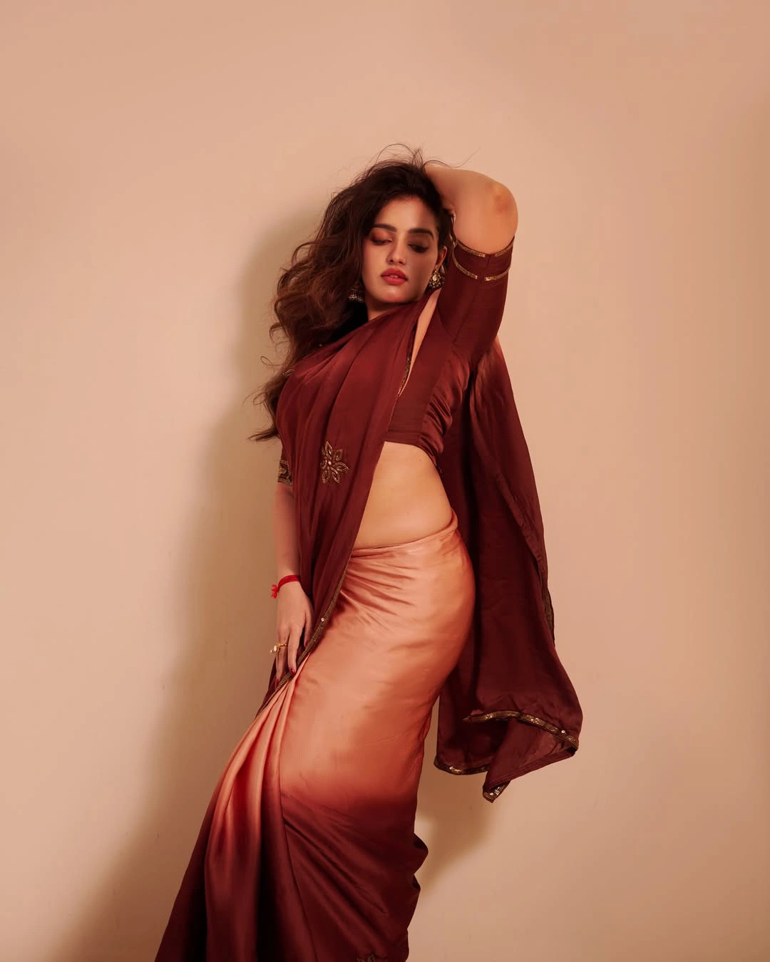 Malavika C Menon Stunning Looks in Saree