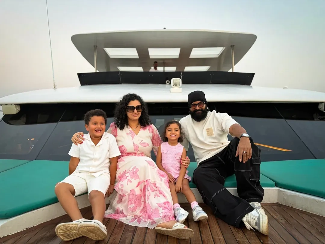 Rishab Shetty Enjoying Goa Trip with Wife Pragathi and Children