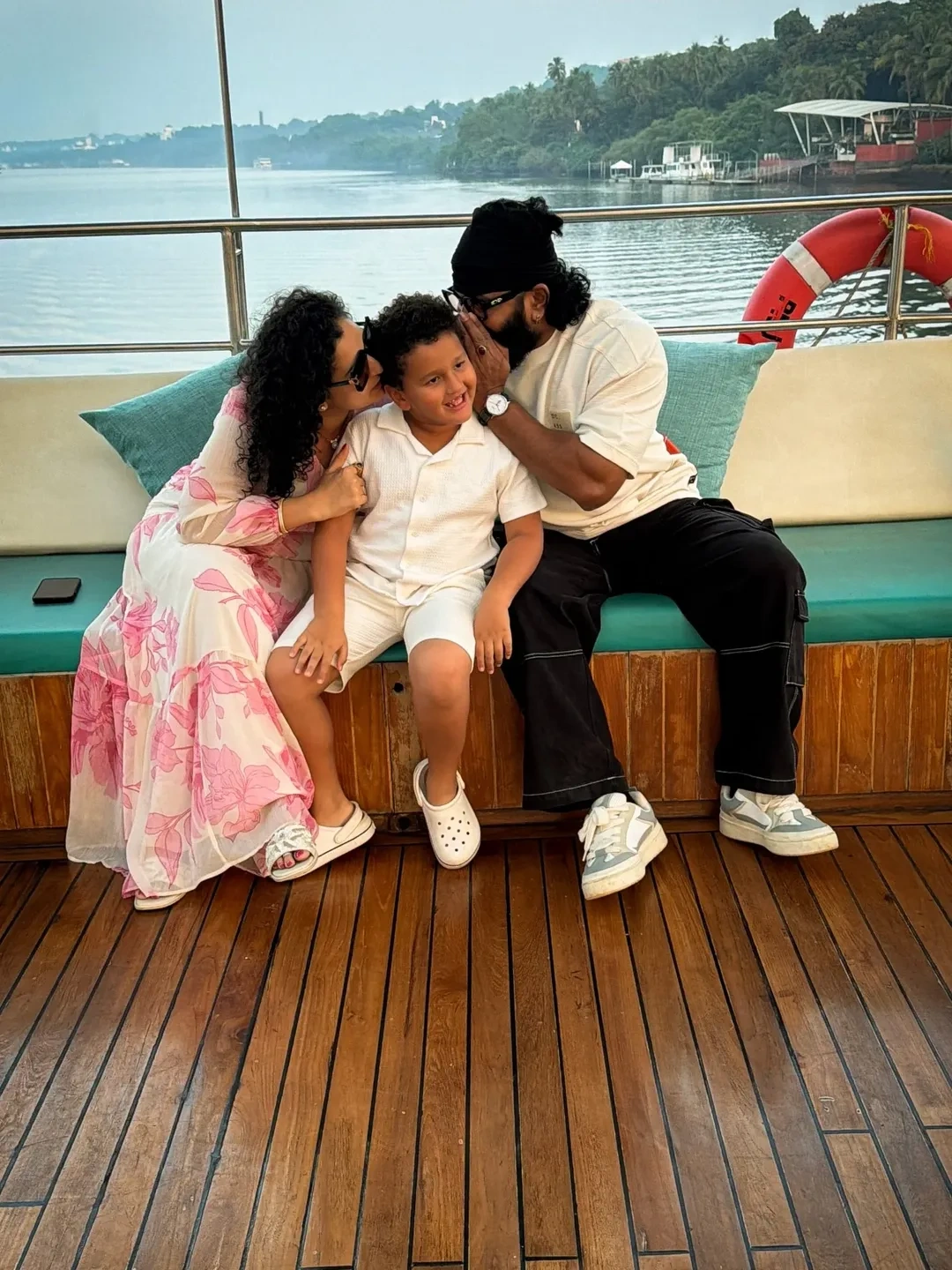 Rishab Shetty Enjoying Goa Trip with Wife Pragathi and Children