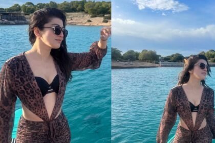 Pranita Subhash Enjoying Vacation in Ship