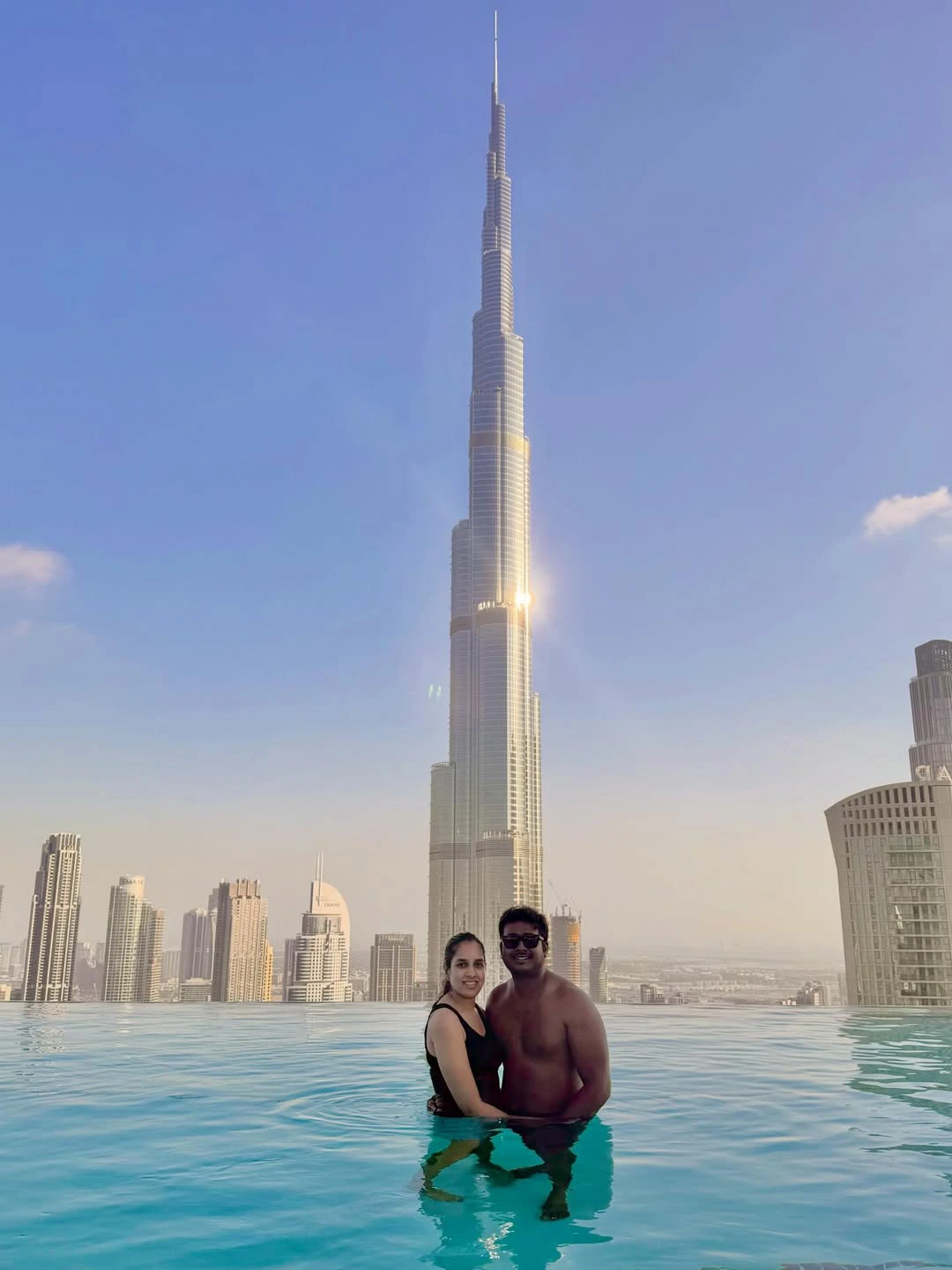 Rahul Sipligunj Enjoying Honeymoon with Wife Harinya Reddy in Dubai