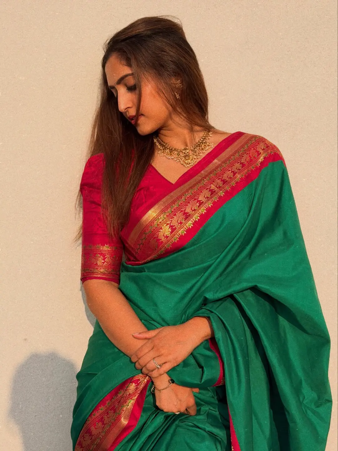 Reba Monica John Shines in Saree