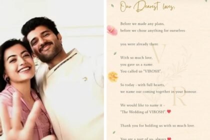 Vijaydevarakonda Rashmika Marraige is The Wedding of Virosh