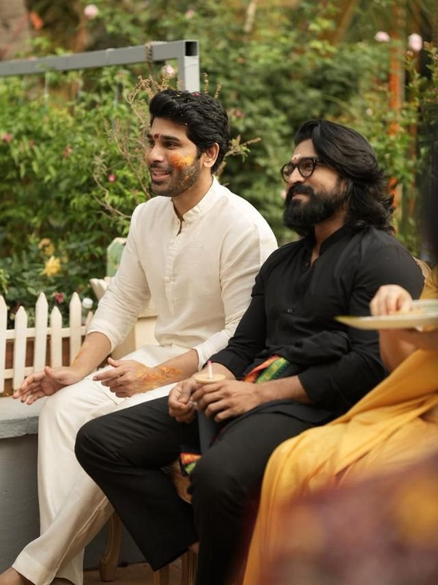 అల్లు శిరీష్ ప్రీ వెడ్డింగ్ సెలబ్రేషన్స్ ఫోటోలు 3 Ramcharan at AlluSirish BrideGroom Ceremoney