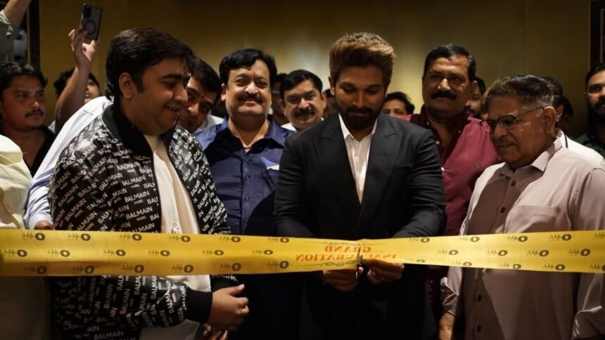 Icon Star AlluArjun inaugurated AAACinemas in Vizag