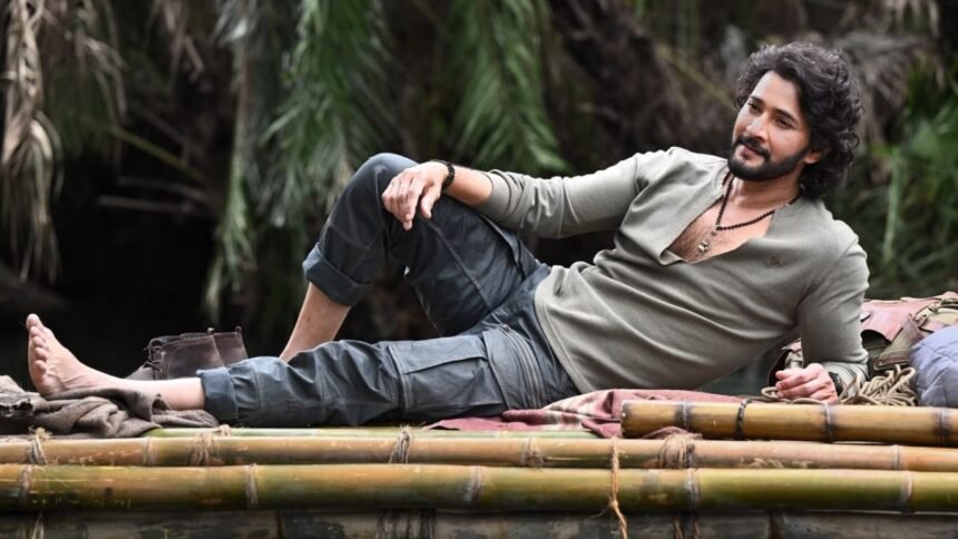 Maheshbabu new look from varanasi Movie